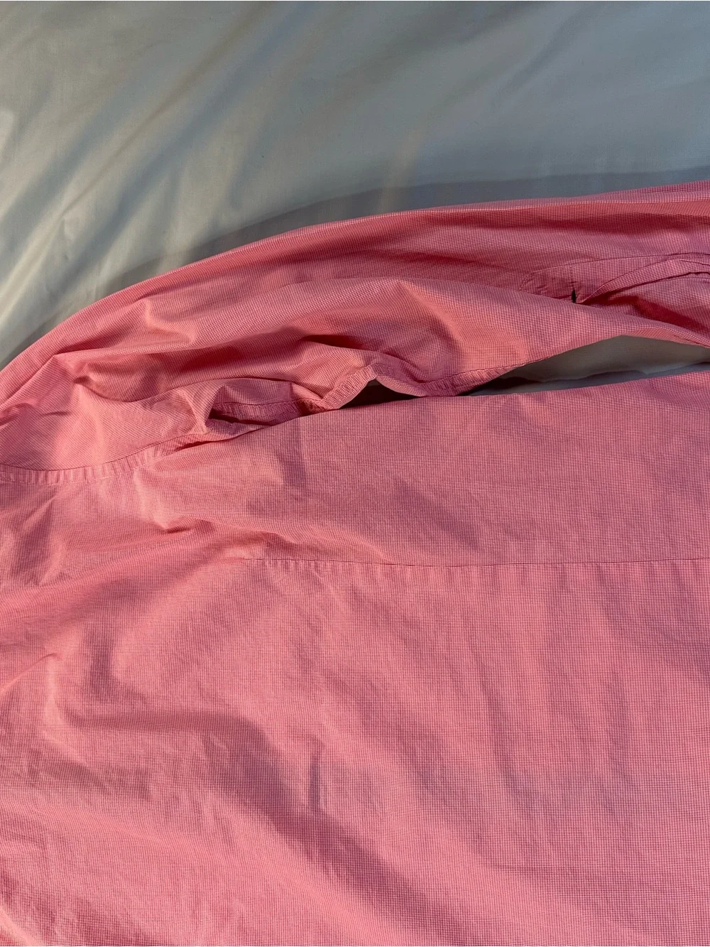 Banana Republic Pink Long-Sleeve Button-Down Shirt